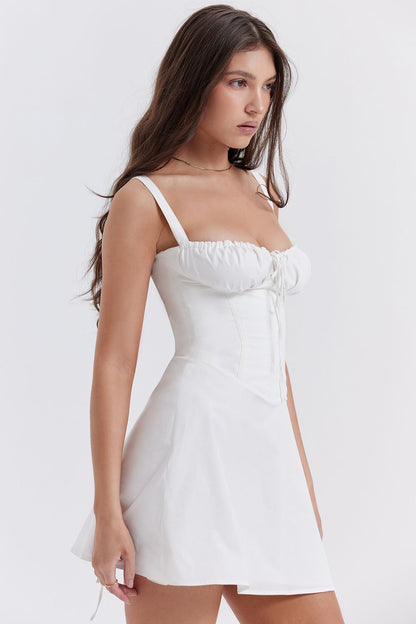 Vestido Curto Andressa Branco - Modenna 8