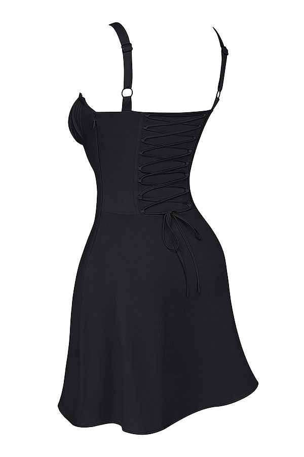 Vestido Curto Andressa Preto - Modenna 13