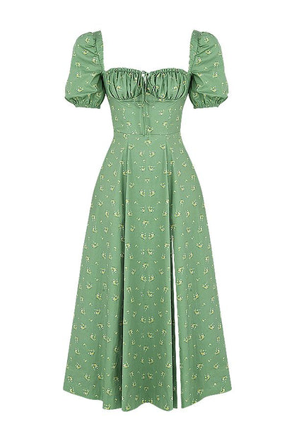 Vestido Midi Fenda Giovana Verde - Modenna 11