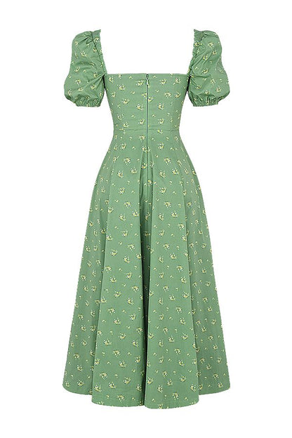 Vestido Midi Fenda Giovana Verde - Modenna 13